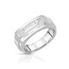 Image 1 : 14KT White Gold 0.40ctw Diamond Ring