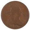 Image 1 : 1804 Draped Bust Crosslet 4 Stemless Half Cent Coin