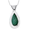 Image 2 : Sterling Silver 75.70ct Ruby Zoisite Pendant with Chain