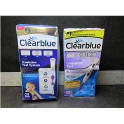 2 Clearblue Ovulation Test System / 27 test strips & 2 digital testers