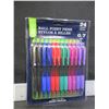 Image 1 : New Casemate 24 count Ball Point Pens Assorted colors