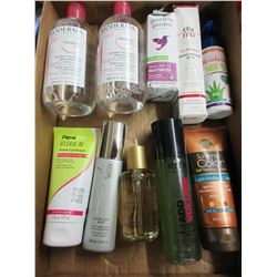 Flat full of skin& Hair products / Bioderma make up removal / kms / Keratin