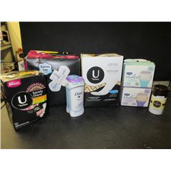 Large bundle of Women's Personal Products / Dove/ Kotex / Schick
