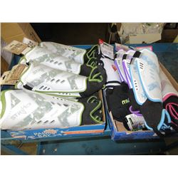 Huge Lot of Soccer Shin Gaurds / over a dozen pairs / & some socks