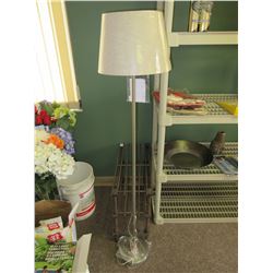New Brushed Nickle Floor Lamp - 58"