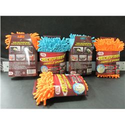 Lot of 5 New Microfiber Chenille Sponge / 90,000 fibers per sq. inch