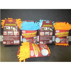 Lot of 5 New Microfiber Chenille Sponge / 90,000 fibers per sq. inch