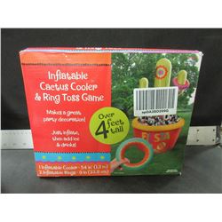 Inflatable Cactus Cooler & Ring Toss Game / just inflate & add ice & drinks