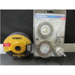 New Grinding Bundle / 5 Dewalt grinding disks 4 1/2 x 1/4" thick &
