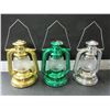 Image 1 : Lot of 3 New LED Lanterns / small 6 inch with Batteries
