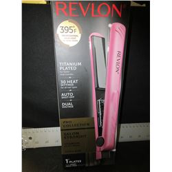 New Revlon Flat Iron Salon Straight Titanium Pro collection