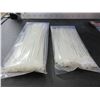 Image 1 : 2 New pack of Cable/Zip ties / 100 pc 8 inch & 100pc 6 inch