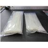Image 1 : 2 New pack of Cable/Zip ties / 100 pc 8 inch & 100pc 6 inch