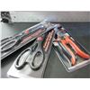 Image 1 : 2 Pair Magic Kitchen Shears & 1 pair stainless industrial scissors