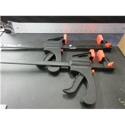 2 New 12 inch Ratcheting Bar Clamps