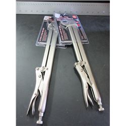 2 New 15 inch Vise Grips / 45 deg & 90 deg.