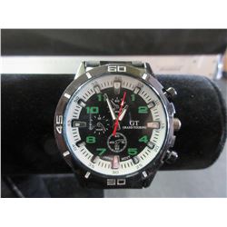 New GT Grand Touring Mens Watch / Green/black