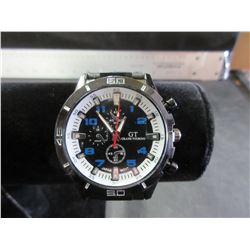 New GT Grand Touring Mens Watch / Blue/black
