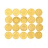 Image 2 : COINS:  [20]  Canadian Gold Maple Leaf fifty dollar 1 ounce (.999) fine gold coins;  [assorted dates