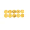 Image 1 : COINS: [10] Canadian Gold Maple Leaf fifty dollar 1 ounce (.999) fine gold coins; [assorted dates]