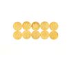 Image 2 : COINS: [10] Canadian Gold Maple Leaf fifty dollar 1 ounce (.999) fine gold coins; [assorted dates]