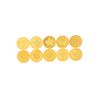 Image 2 : COINS: [10] Canadian Gold Maple Leaf fifty dollar 1 ounce (.999) fine gold coins; [assorted dates]