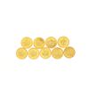 Image 2 : COINS: [9] Canadian Gold Maple Leaf fifty dollar 1 ounce (.999) fine gold coins; [assorted dates]