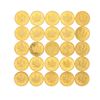 Image 2 : COINS: [25] Canadian Gold Maple Leaf fifty dollar 1 ounce (.999) fine gold coins; [assorted dates]