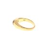 Image 2 : RING: [1] 14kt yellow diamond ring set with (1) bezel set old European cut round diamond approximate