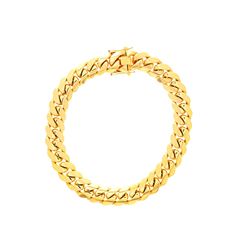 NECKLACE: [1] 14 karat yellow gold Cuban Link chain necklace;  20.7mms x 18"s; 580.5 grams