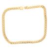 Image 1 : CHAIN: [1] 10ky stamped Cuban link chain; 34 inches long, 17.45mm wide, box clasp with two safeties;