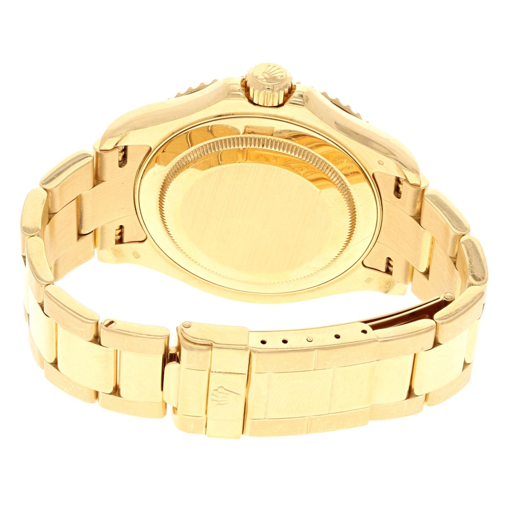 WATCH [1] Man's 18KYG Rolex Oyster Perpetual Yacht Master, DateJust