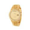 Image 1 : ROLEX: 18ky Rolex Oyster Perpetual DayDate President watch, 36mm case, gold dial with roman numerals