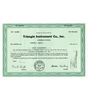 Image 1 : COLLECTIBLE CERTIFICATE: 100 shares of Triangle Instrument Co Inc stock registered owner name Bernar