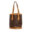 Image 1 : Louis Vuitton Monogram Canvas Leather Petit Bucket Bag