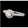 Image 1 : 0.79 ctw Diamond Ring - 14KT White Gold