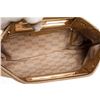 Image 5 : Michael Kors Pale Gold Leather Berkley Clutch Handbag