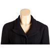 Image 5 : Chanel Navy Blue Tweed Mid-Length Jacket