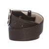 Image 4 : Bvlgari Black Gray Coated Canvas Leather Belt