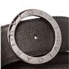 Image 6 : Bvlgari Black Gray Coated Canvas Leather Belt
