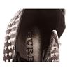 Image 9 : Burberry Black Leather Lace Front Studded High Top Sneakers 35