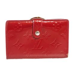 Louis Vuitton Red Vernis Monogram French Wallet