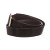 Image 4 : Dunhill Black Leather Gold Buckle Belt