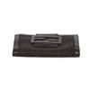 Image 4 : Fendi Black Zucca Canvas Leather Trim Small Wallet
