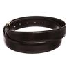 Image 5 : Dunhill Black Leather Gold Buckle Belt