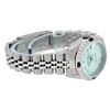 Image 3 : Rolex Ladies Stainless Steel Ice Blue Diamond & Sapphire Datejust Wristwatch
