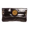 Image 1 : Balenciaga Black Lambskin Leather Clutch Handbag