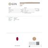 Image 6 : GIA Cert 3.52 ctw Ruby and Diamond Ring - 14KT Yellow Gold