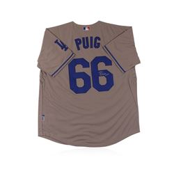 Los Angeles Dodgers Yasiel Puig Autographed Jersey
