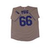 Image 1 : Los Angeles Dodgers Yasiel Puig Autographed Jersey